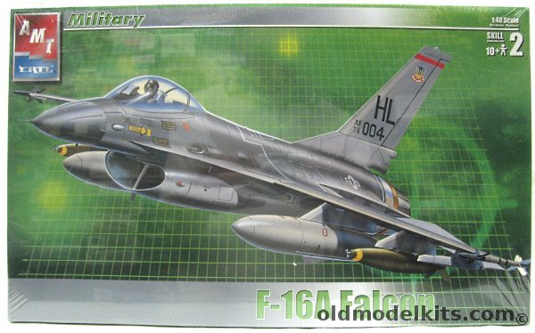 AMT 1/48 General Dynamics F-16A Fighting Falcon - USAF 474th TFW 428th TFS / 1st Wing 349 Sq Belgium / 312th Sq Holland, 31787 plastic model kit